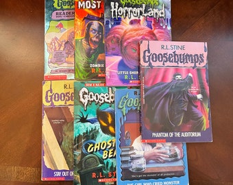 Arrepios Apple Paperbacks, Você Escolhe o Susto! Livros Retrô de R.L. Stine, Terror Infantil, Retorno, Anos 90