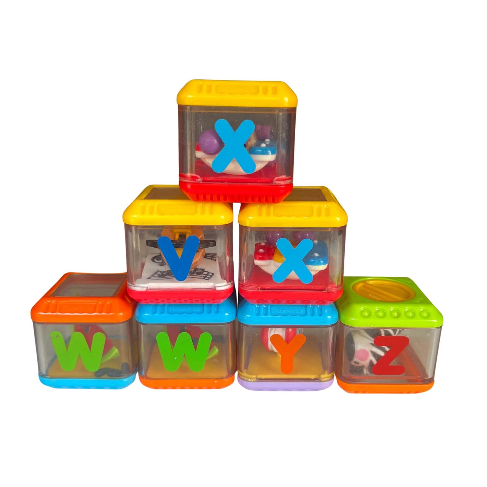 Choose Your Own Vintage Fisher Price Alphabet Peek A Boo Sensory Blocks ...