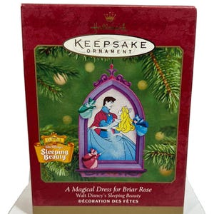2001 Hallmark Disney Sleeping Beauty Ornament - A Magical Dress for Briar Rose