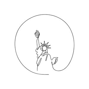 The Statue of Liberty svg, Lady liberty svg, ciricut cut, layered files, love svg,