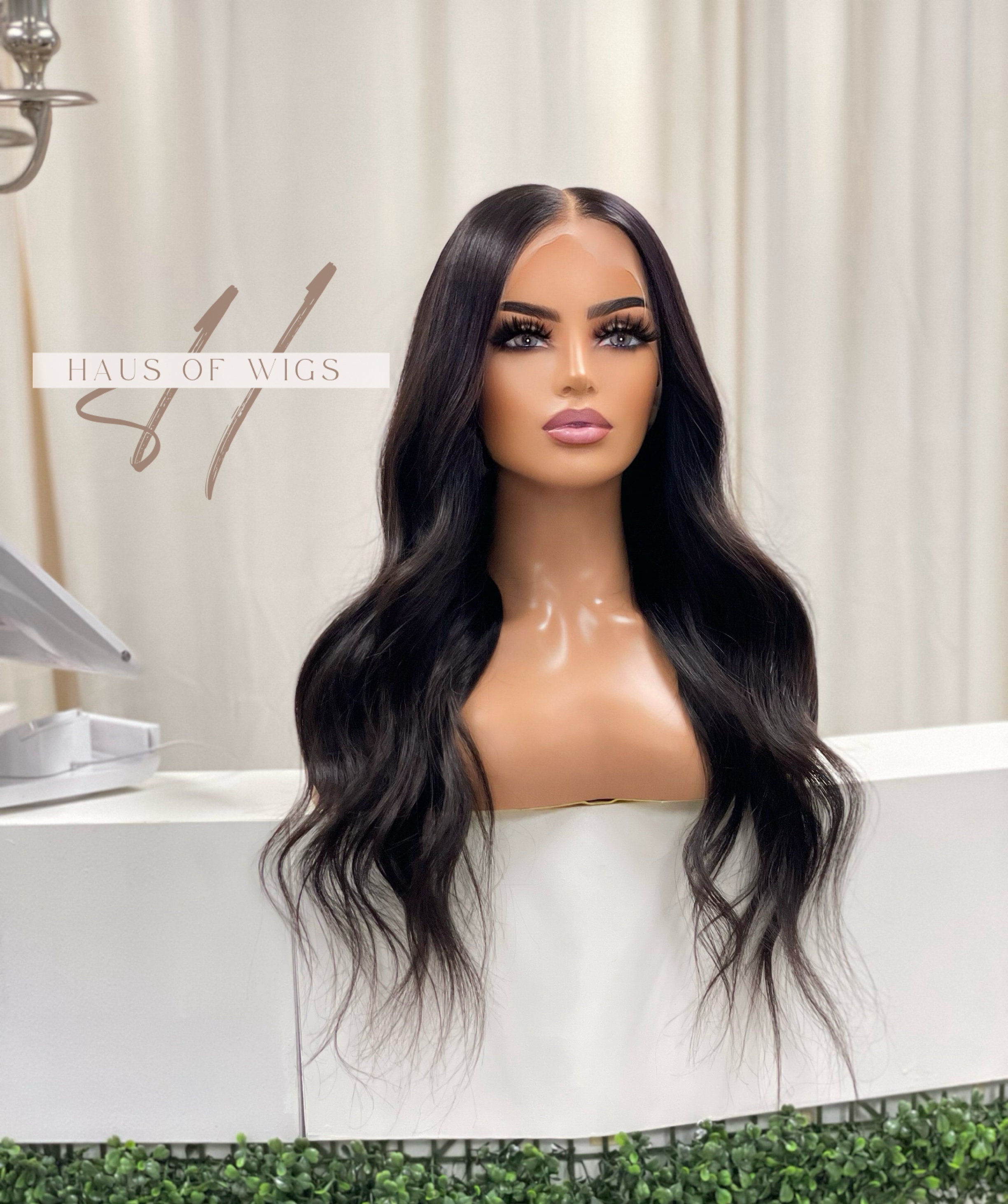 Natural Wig Real Hair Before Lace Black