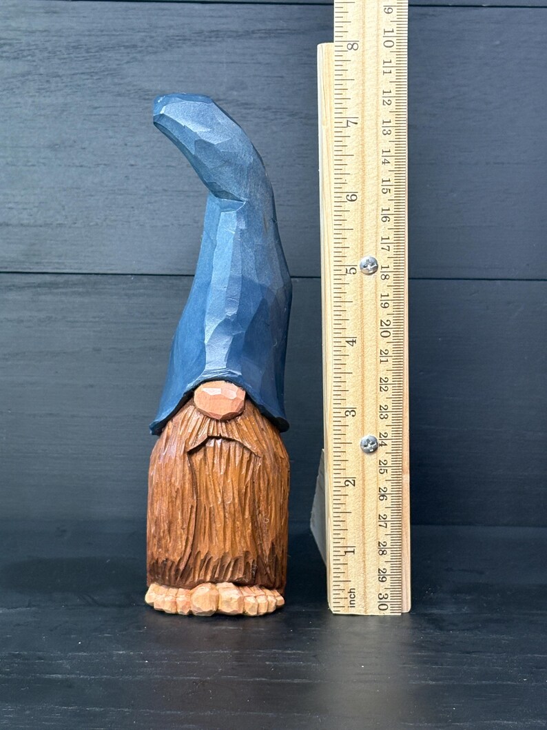 Hairy Gnome Woodcarving Caricature Figurine - Etsy