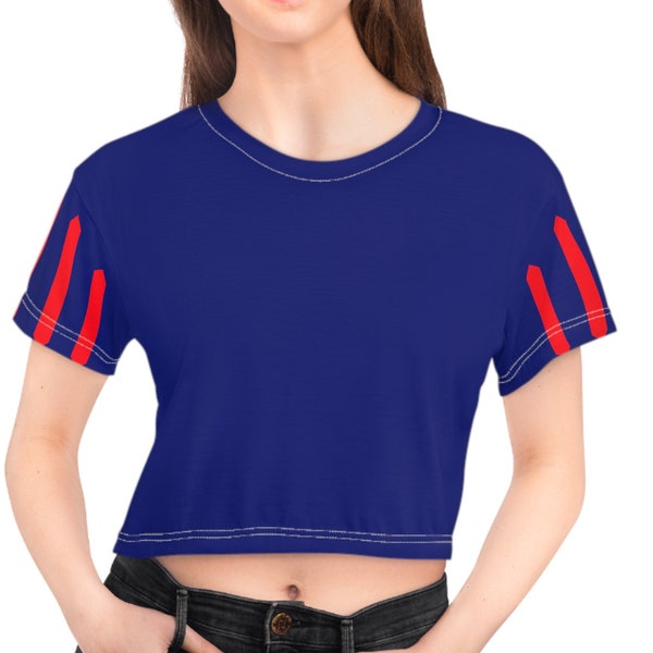 Schneewittchen Disney Bounding Crop Top | Skurrile Eleganz und seidig weich | Perfekt kombiniert mit dem passenden Skater-Rock!
