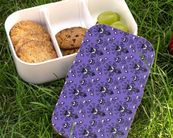 Spukhaus Bento Box | Gruselige Lunch Box | Perfektes Geschenk für Disney-Fans | Ideal für Park Tage Nabe Grass Snacks | Park Meal Preppers