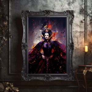 Digital Download - Reimagined Evil Queen Art for Professional Quality Printing (non-commercial use only)