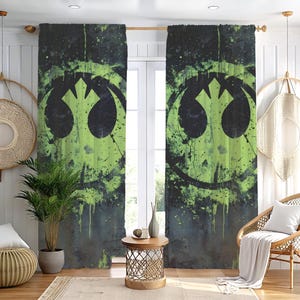 Starwars Window Curtains - Etsy