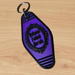 Haunted Mansion Retro Vintage Style Keychain / Welcome Foolish Mortals to the Haunted Mansion Keychain / 999 Ghosts Keyring