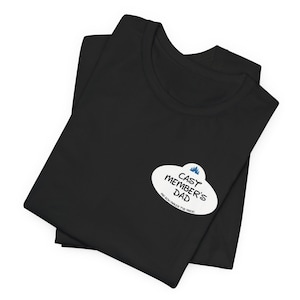 Cast Member&#39;s Dad of Son T-Shirt | Magical Disney Gift | Theme Park Outfit | Theme Park Dad Gift |Gift for Disney Dad | Cast Member Gift