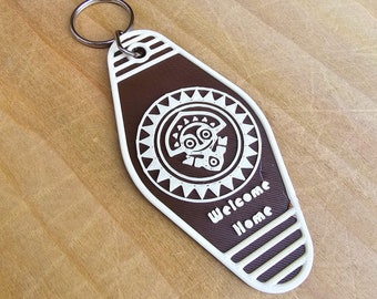 Magical South Seas Resort Vintage Style Keychain / Welcome Home Polynesian Resort Keychain / Vacation Club Vintage Keychain