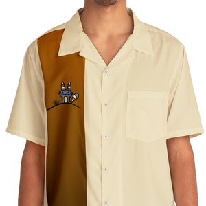 Men&#39;s Hawaiian Shirt with Lothcat Hill - Embrace the Spirit of Lothal