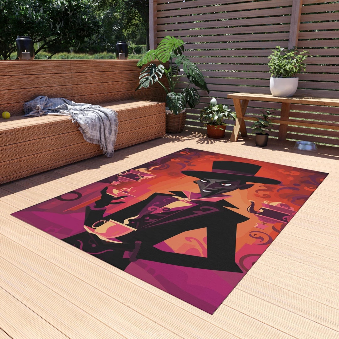 Dr. Facilier Indoor/outdoor Rug | Enchanting Voodoo Magic Design ...