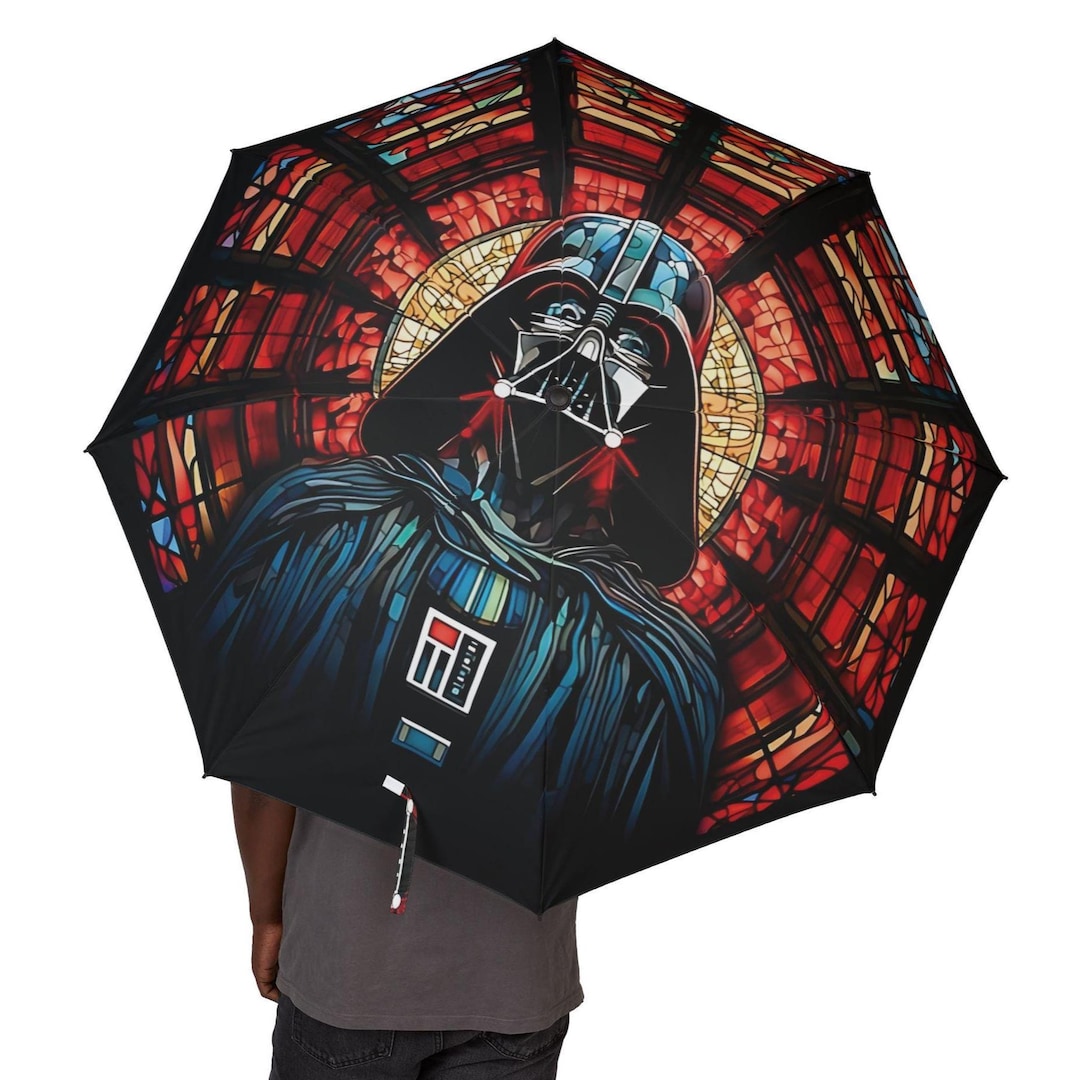 ステンドグラス風シス卿傘 | ダークサイドゴシック傘 | ダークサイド