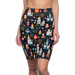 It&#39;s a Small World Inspired Pencil Skirt - Whimsy Meets Elegance! - Perfect Gift for Disney Bounding