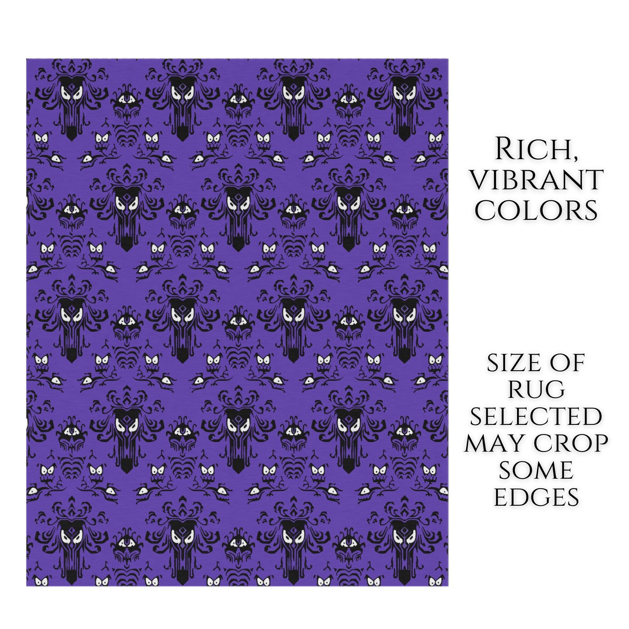 Haunted Mansion Wallpaper Indoor/outdoor Rug | Perfect Gift