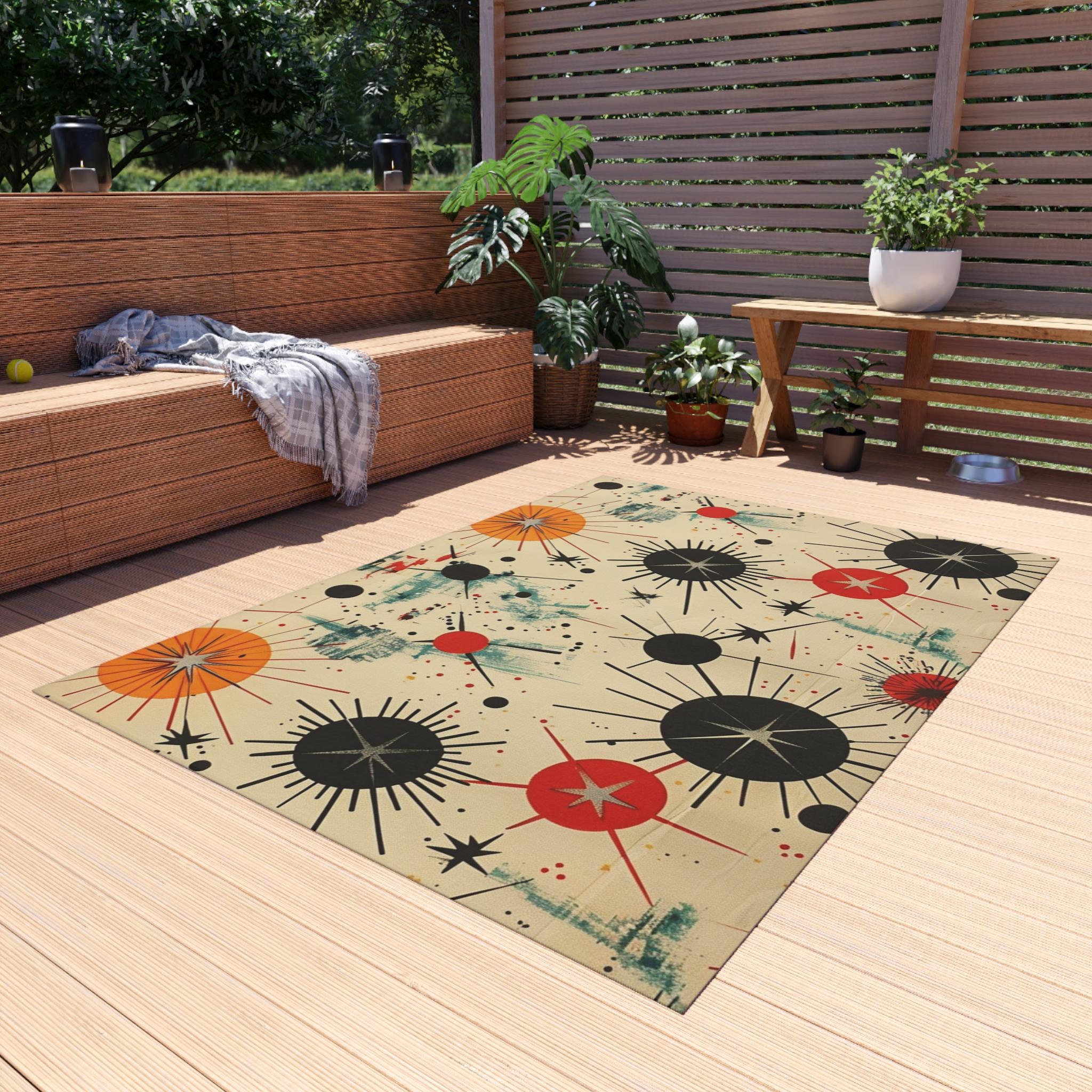 Used USA vintage Rug Mat インテリア Amazon.com: LHOMKCV Vintage Retro American Flag Area Rug