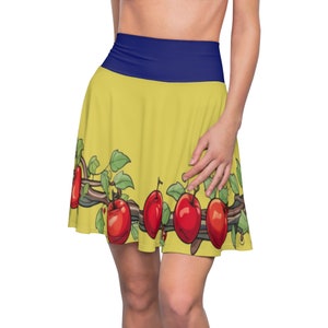 Snow White Inspired Disney Bounding Skater Skirt - Whimsical Charm Meets Elegance!