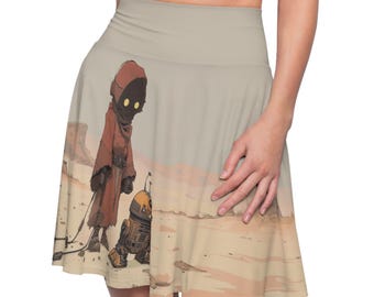 Falda de patinadora de Jawa y Droid - 'Do Something' - Regalo divertido y perfecto para fans de Star Wars / cosplay de Galaxy's Edge
