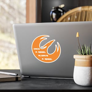 Once a Rebel, Always a Rebel Starbird Die-Cut Sticker