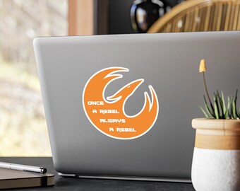 Once a Rebel, Always a Rebel Starbird Die-Cut Sticker