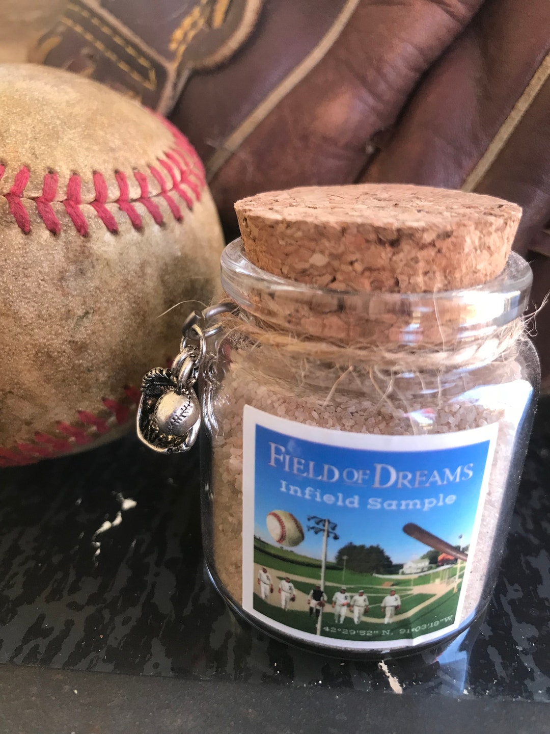 Field of Dreams Infield Soil Sample Move Memorabilia Baseball Etsy