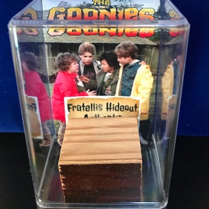 Original Goonies Fratellis Hideout Door Wood Relic In Case with COA