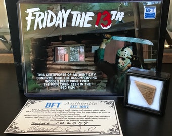 Friday the 13th Main Cabin Jason Vorhees movie relic prop