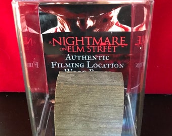Nightmare on Elm Street Freddy Krueger original filming location Relic in Case with COA