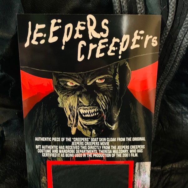 Jeepers Creepers Original “Creepers” Cloak (Overcoat) Production used Horror