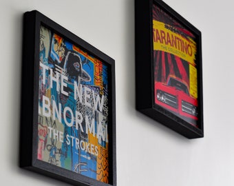 LP Vinyl Record Frame Colored | 12&quot; Vinyl Record Holder Display Frame Made of MDF | Vintage Music Home Gift - WREN