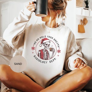 Christmas Radiology Tech Sweatshirt, Rad Tech Shirt, Radiology Long Sleeve, Funny Radiology Christmas Sweatshirt, Student  Xray Tech Gift