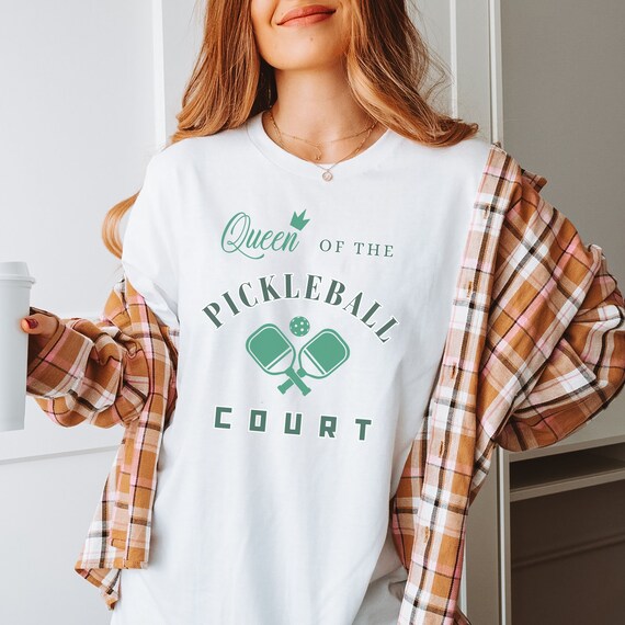 Pickleball Queen Tiara Pickle Ball Tshirt Pickleball Queen Tiara Pickle Ball Tshirt