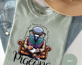 Pigeon T-Shirt , Comfort Colors® Shirt,  Pigeon Shirt, Bird Graphic Tee, Gift for Bird Lover,Casual Wear Tshirt, Animal Lover Gift