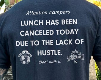 Comfort Colors® Lunch Has Been Canceled Unisex T-Shirt, Camp Hope, Perkis Power, I'm Perkisizing, Tony Perkis, Heavyweights Shirt