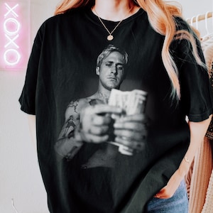 Comfort Colors® Ryan Gosling Shirt, The Place Beyond the Pines Shirt, Retro, Vintage, 2013, Cash, Unisex Garment-Dyed T-shirt