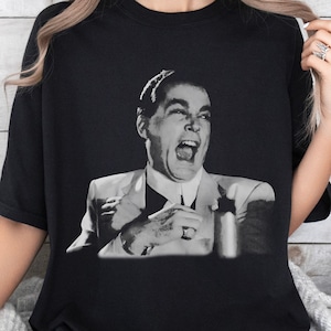 Comfort Colors® Goodfellas Laughing Meme Unisex T-Shirt, Ray Liotta, Robert De Niro, Martin Scorsese, Mafia, Unisex Garment-Dyed T-Shirt