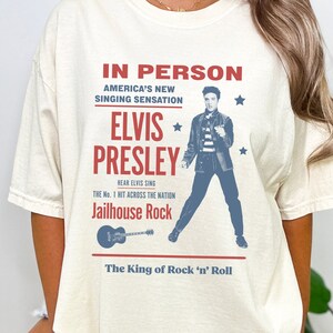 Elvis Presley Jailhouse Rock Shirt All Over Print T-shirt Elvis Presley Jailhouse Rock Shirt All Over Print T-shirt
