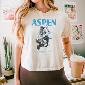 Comfort Colors® Dumb & Dumber Women&#39;s Boxy Tee, Slightly Cropped Fit, Aspen, Colorado, Jim Carrey, Jeff Daniels, Dumb and Dumber Shirt