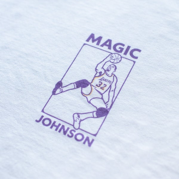 Comfort Colors® Magic Johnson T-Shirt, Magic Johnson Graphic Tee, Los Angeles Lakers, Basketball, Unisex Garment-Dyed T-shirt, 100% Cotton
