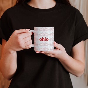 Ohio Mug, Ohio, Football, College Football, Football, Ceramic Mug 11oz, Coffee, Tea