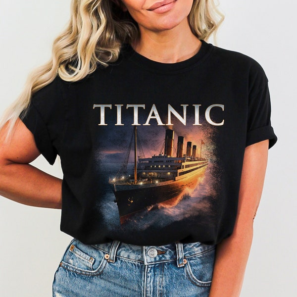 Comfort Colors® Titanic T-Shirt, Titanic Graphic Tee, Vintage Titanic T-Shirt, Leonardo DiCaprio, Unisex Garment-Dyed T-shirt, 100% Cotton