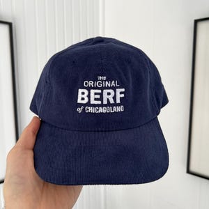 Embroidered The Original BERF of Chicagoland Corduroy Hat, The Bear Hat, TV Show, Original Beef, Chicago, Embroidery, Dad Hat, Vintage Style