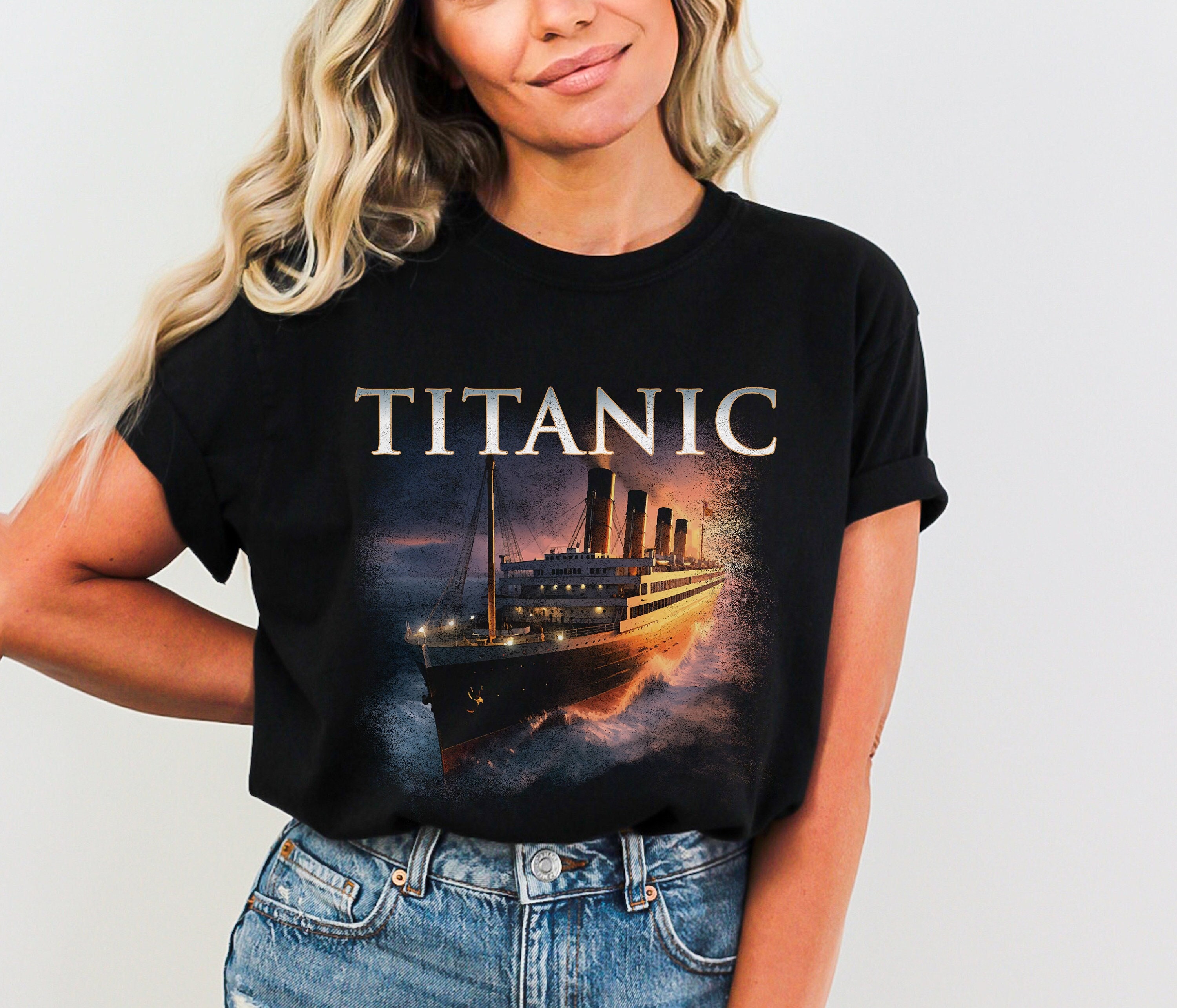 Comfort Colors® Titanic T-shirt, Titanic Graphic Tee Comfort Colors® Titanic T-shirt, Titanic Graphic Tee