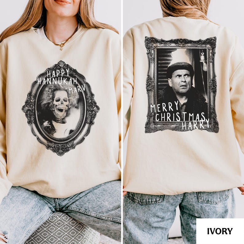 Maglietta Uomo Natale 'Wanted Harry & Marv' - 100% Cotone, Idea Regalo Divertente