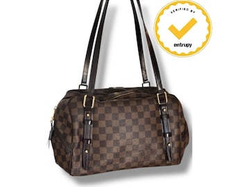 Louis Vuitton Damier Ebene Rivington GM Shoulder Bag | Discontinued Date Code FL2180 Entrupy COA Authenticated France