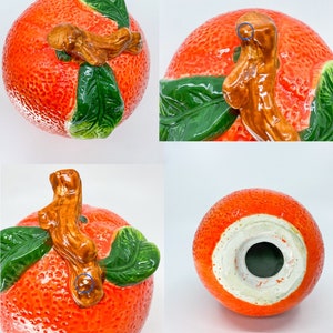 Your Choice Fun & Kitschy Vintage Mid-Century Modern Retro Hand-Painted Ceramic Fruit Orange, Strawberry, Pineapple, and Watermelon Bild 7