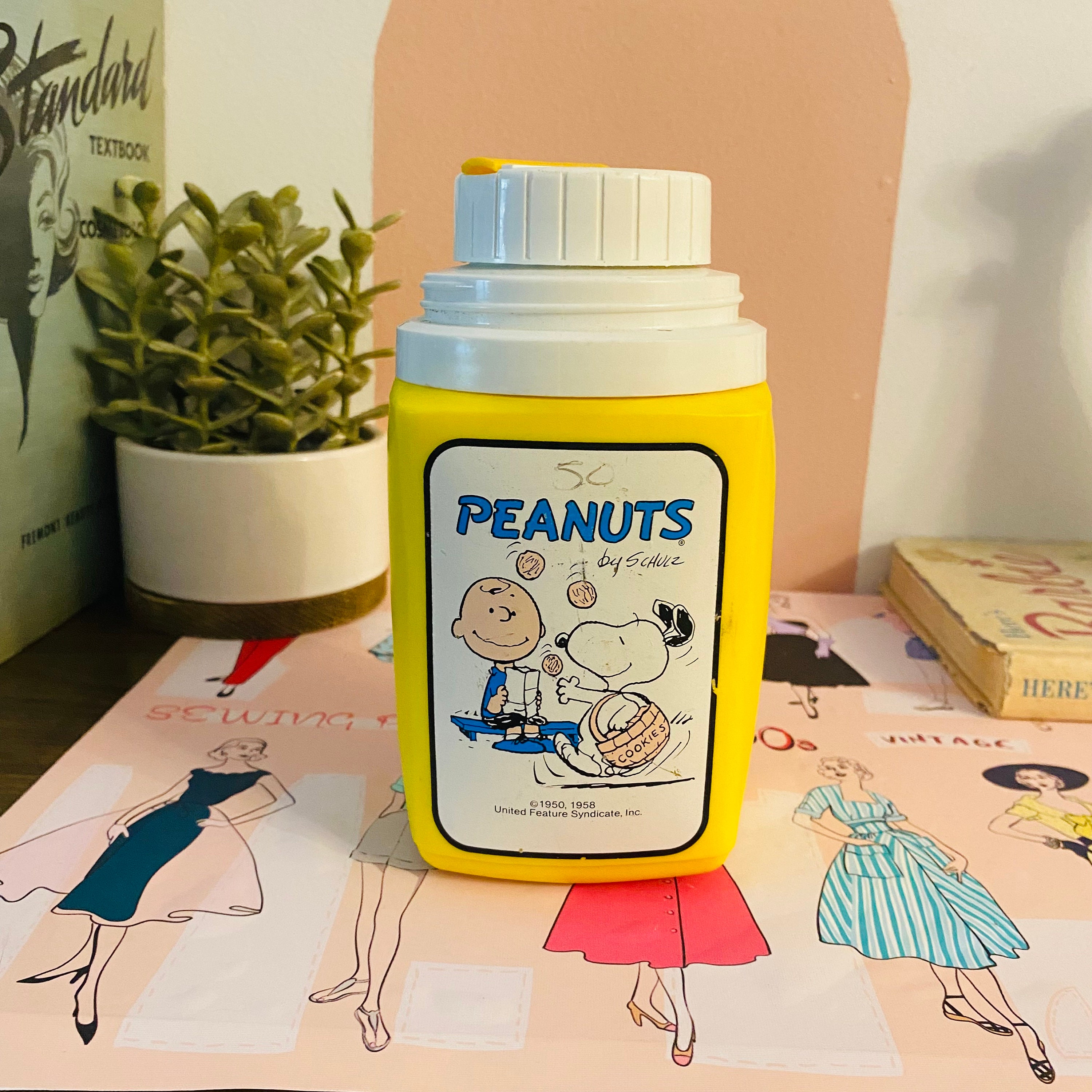 Peanuts Thermos - Etsy