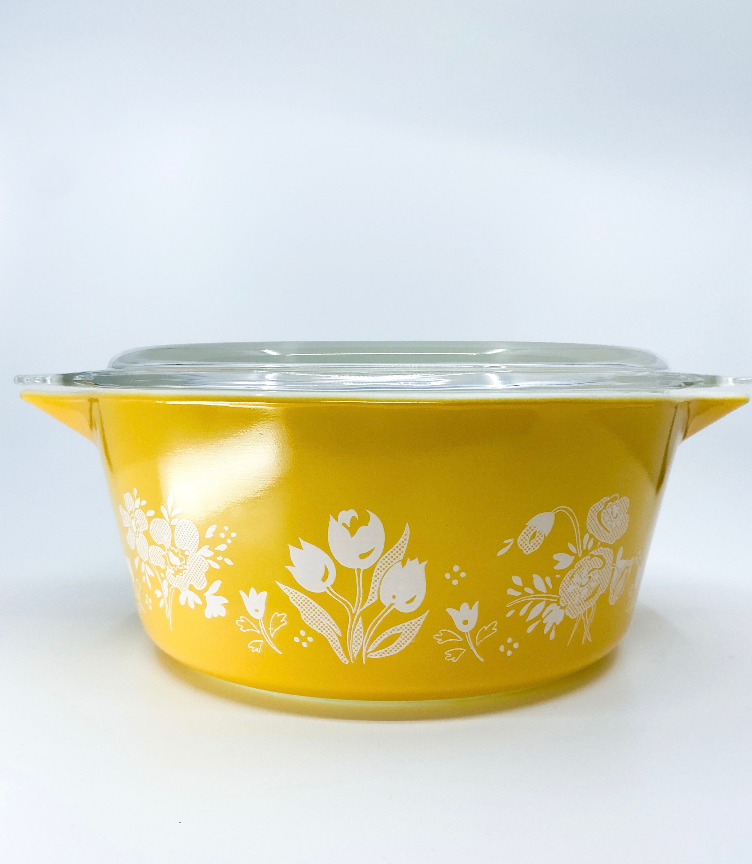 11+ Yellow Flower Pyrex