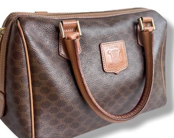 Vintage Céline Macadam Mini Boston Bag M14 — Triomphe Blazon