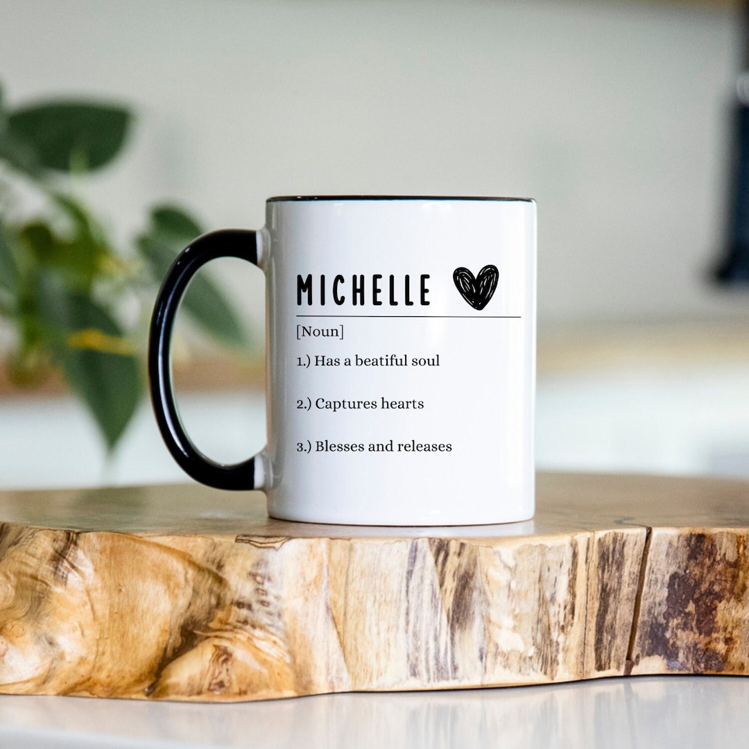 Personalized Name Definition Mug, Personalize Name Coffee Mug With Definition, Custom Name Mug