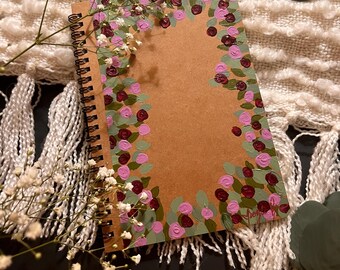 Handpainted Journal-Flower Garden